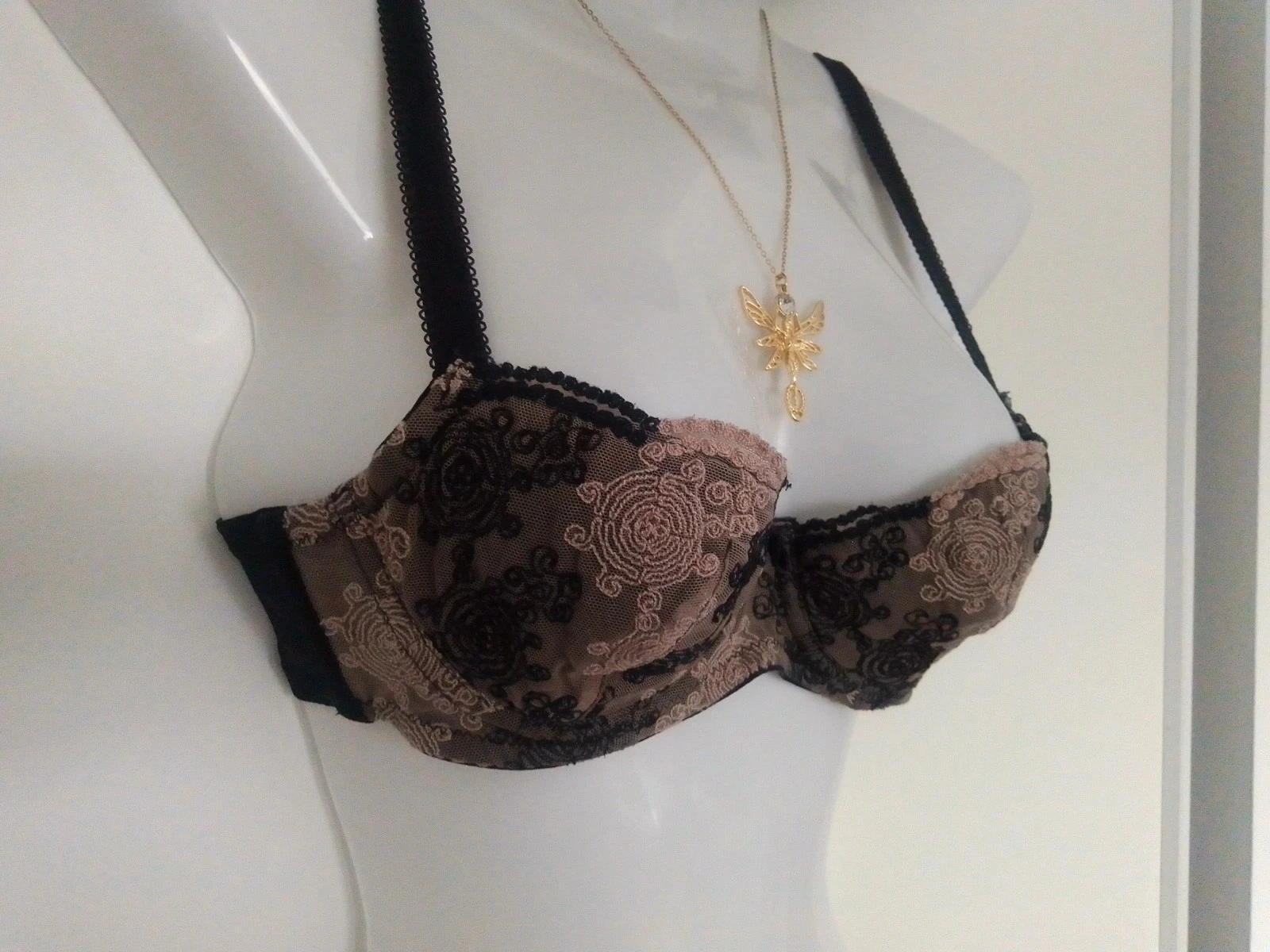 Pretty black 80A bra – photo 2